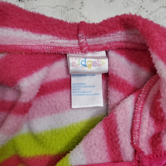 5/$20 Graphic Striped Jacket with Hoodie - Picture 3 of 4